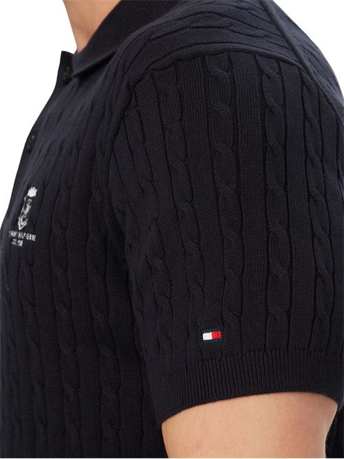 Polo a trecce Tommy Hilfiger | MW0MW42788DW5